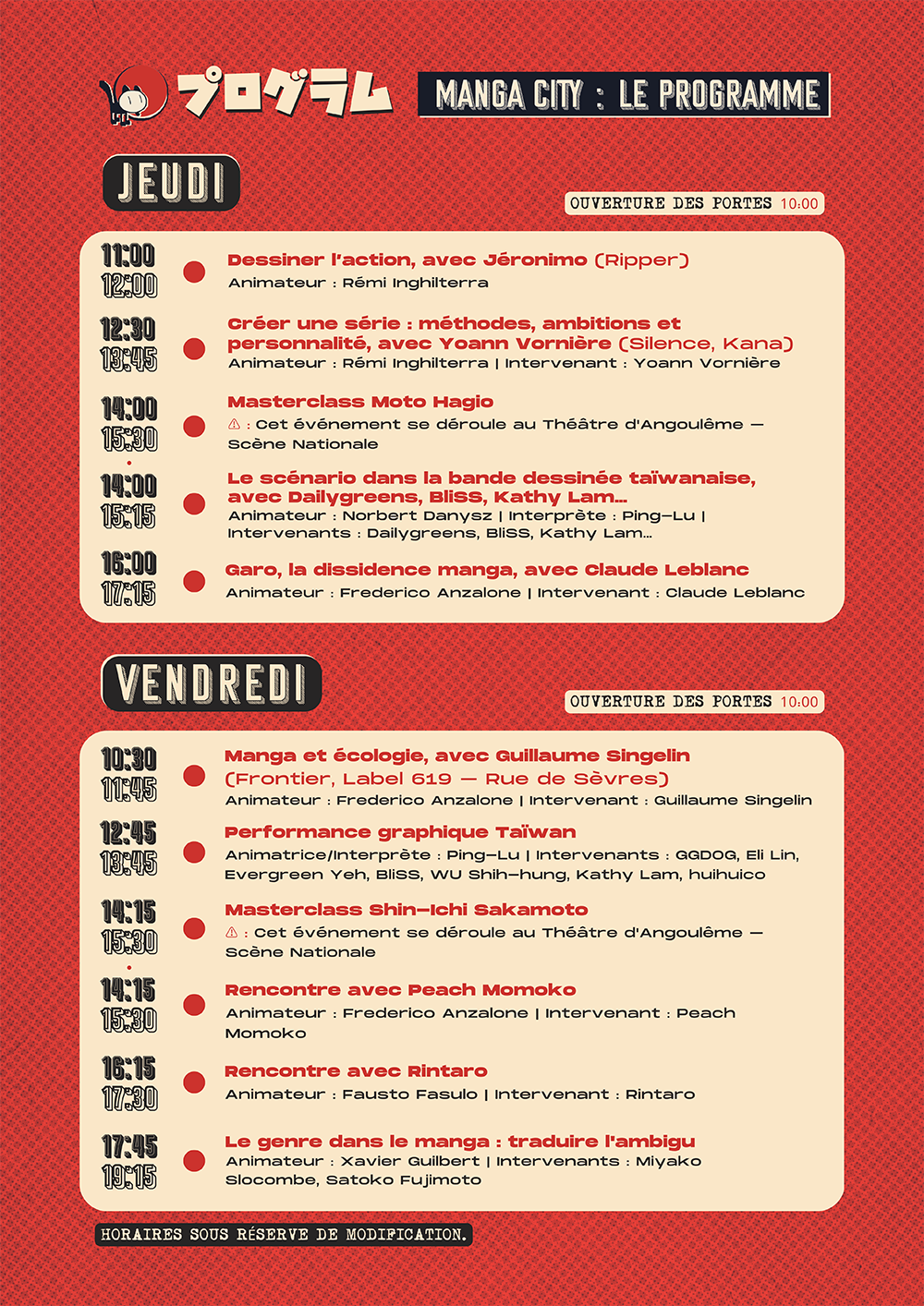 Manga City 2024 - Programmation (p.2)